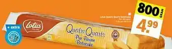 Albert Heijn Lotus quatre quarts botercake aanbieding
