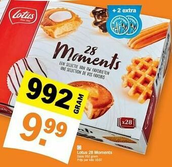 Albert Heijn Lotus 28 moments aanbieding