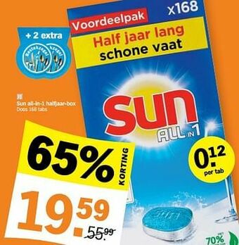 Albert Heijn Sun all-in-1 halfjaar-box aanbieding