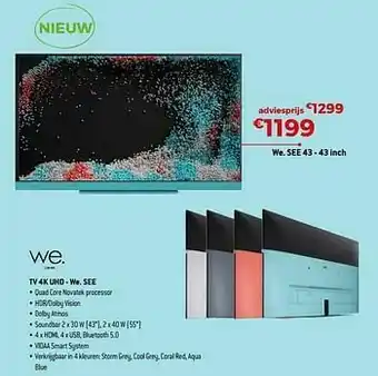 Exellent Loewe tv 4k uhd we. see 43 - 43 inch aanbieding
