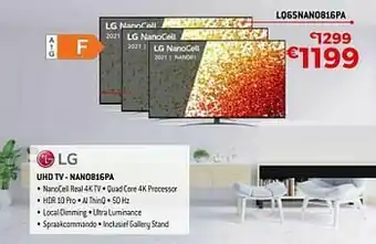 Exellent Lg uhd tv lq65nano816pa aanbieding