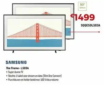 Exellent Samsung the frame sqqe50ls03a aanbieding