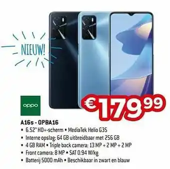 Oppo a16s - opba16