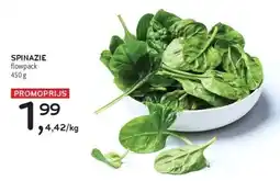 Alvo SPINAZIE fl owpack 450 g aanbieding