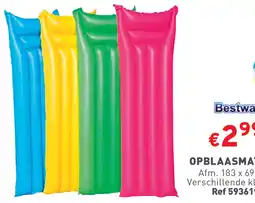 Trafic Bestway OPBLAASMATRAS 183 x 69 cm aanbieding