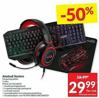 Amstrad hunters pro gaming pakket