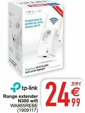 Cora Range extender n300 wifi wa865rebe aanbieding