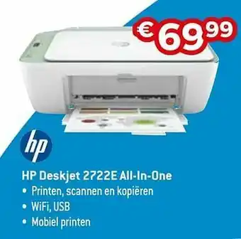 Exellent Hp deskjet 2722e all-in-one aanbieding