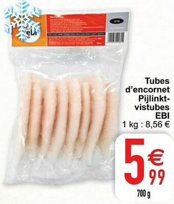 Cora Tubes d’encornet pijlinktvistubes ebi aanbieding
