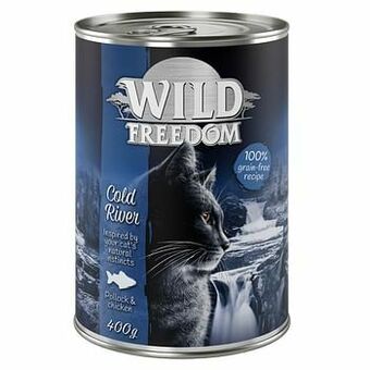 6x400g Adult Wild Hills Eend & Kip Wild Freedom Kattenvoer