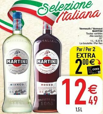 Cora Vermouth - vermout martini aanbieding