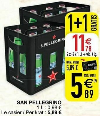 Cora San pellegrino aanbieding