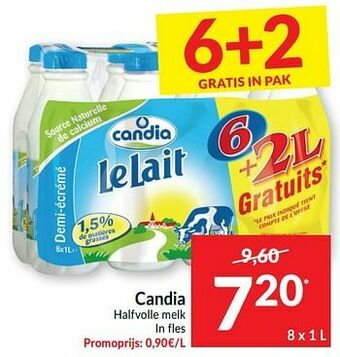 Intermarché Candia halfvolle melk aanbieding