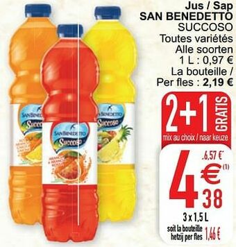 Cora Jus - sap san benedetto succoso aanbieding