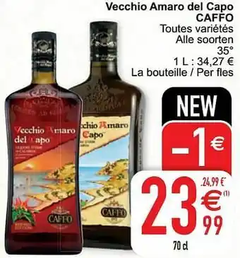 Vecchio amaro del capo caffo