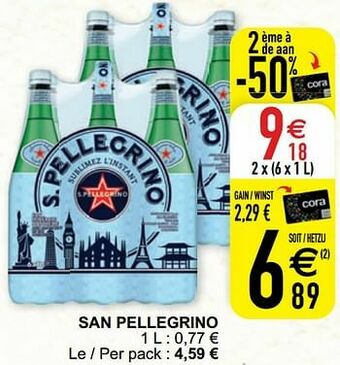 Cora San pellegrino aanbieding