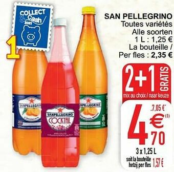 Cora San pellegrino aanbieding