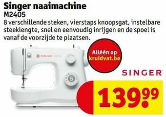 Kruidvat Singer naaimachine m2405 aanbieding