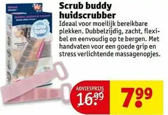 Scrub buddy huidscrubber