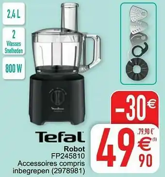 Cora Tefal robot fp245810 aanbieding