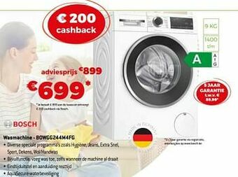 Exellent Bosch wasmachine - bowgg244m4fg aanbieding