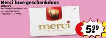 Kruidvat Merci luxe geschenkdoos aanbieding