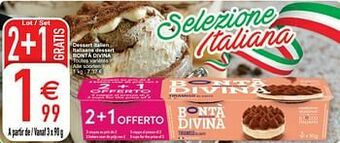 Dessert italien italiaans dessert bontà divina