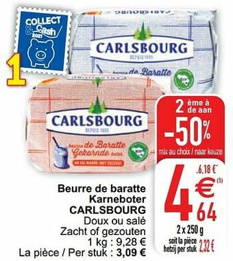 Cora Beurre de baratte karneboter carlsbourg aanbieding