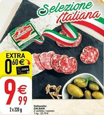 Cora Galbanetto galbani aanbieding