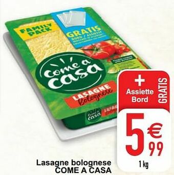 Cora Lasagne bolognese come a casa aanbieding