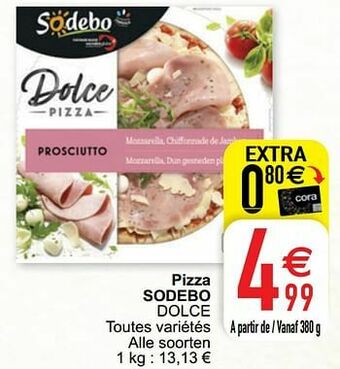 Cora Pizza sodebo aanbieding