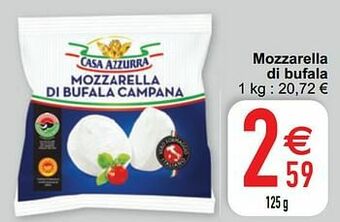 Cora Mozzarella di bufala aanbieding
