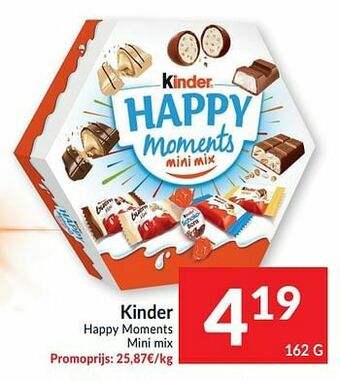 Intermarché Kinder happy moments mini mix aanbieding