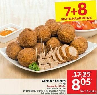 Intermarché Gebraden balletjes aanbieding