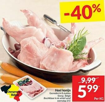 Intermarché Heel konijn aanbieding
