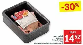 Intermarché Jonge duif le gaulois aanbieding