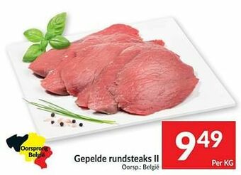 Intermarché Gepelde rundsteaks ii aanbieding