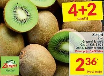 Intermarché Zespri kiwi aanbieding