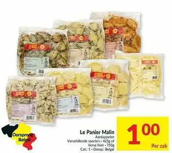 Le panier malin aardappelen of verse friet