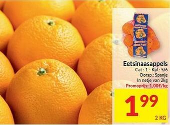 Intermarché Eetsinaasappels aanbieding