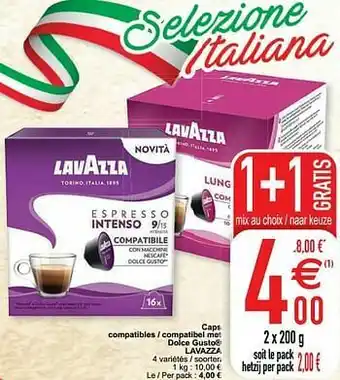 Cora Caps compatibles - compatibel met dolce gusto lavazza aanbieding