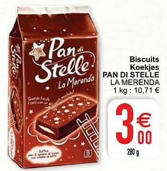 Cora Biscuits koekjes pan di stelle la merenda aanbieding