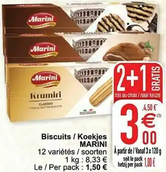 Cora Biscuits - koekjes marini aanbieding