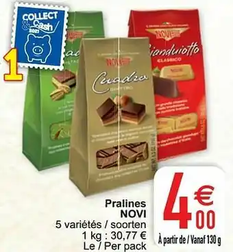 Pralines novi