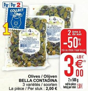 Cora Olives - olijven bella contadina aanbieding