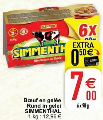 Cora Boeuf en gelée rund in gelei simmenthal aanbieding