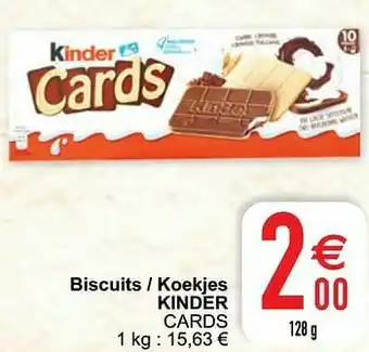Cora Biscuits - koekjes kinder cards aanbieding