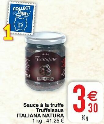 Sauce à la truffe truffelsaus italiana natura