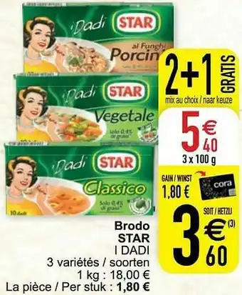 Cora Brodo star i dadi aanbieding