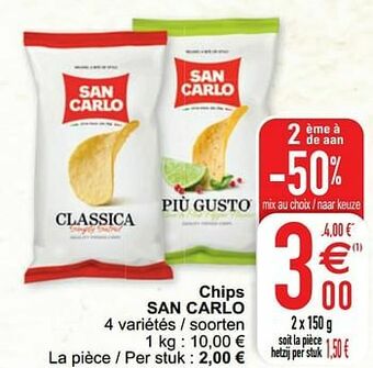 Chips san carlo
